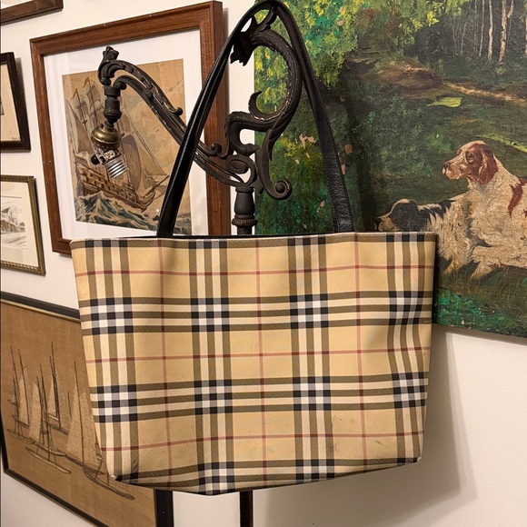 Burberry London Nova Check Tote Bag - Picture 2 of 9